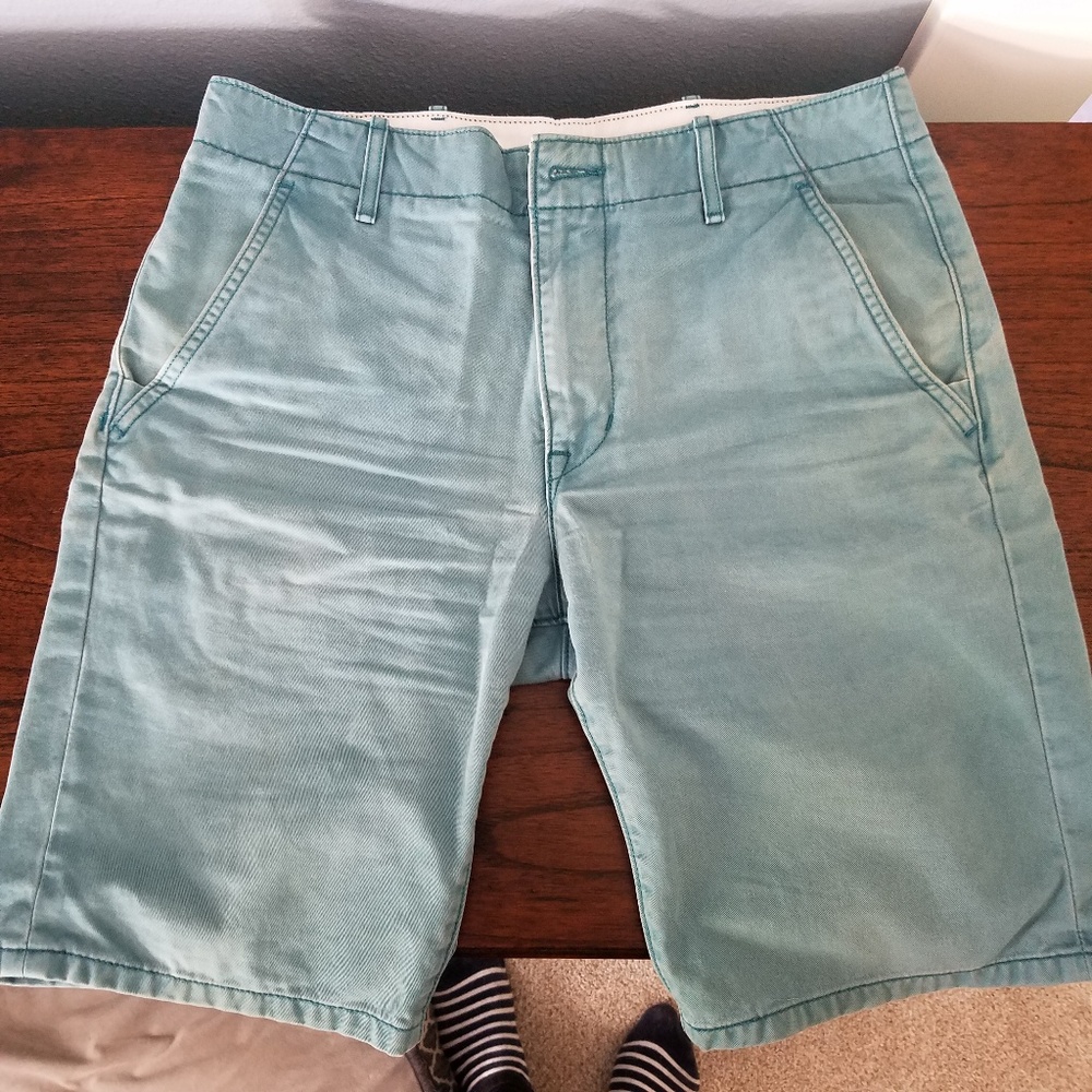 Levi's blue shorts